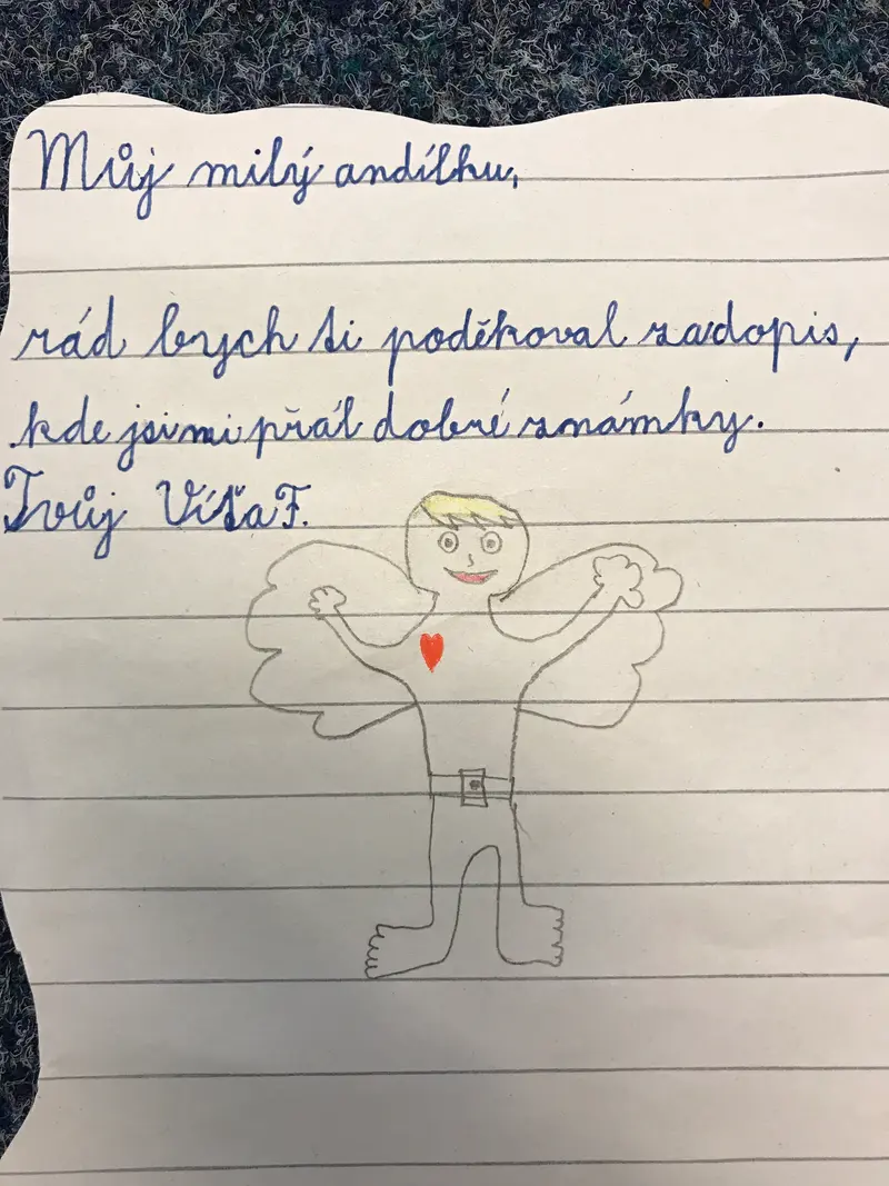 andělský měsíc u třeťáků