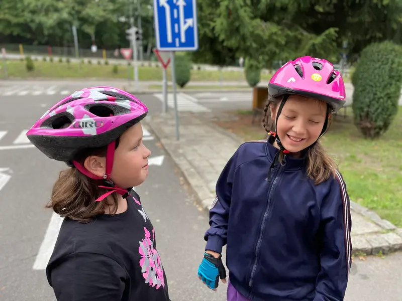 4.třída na dopravním hřišti