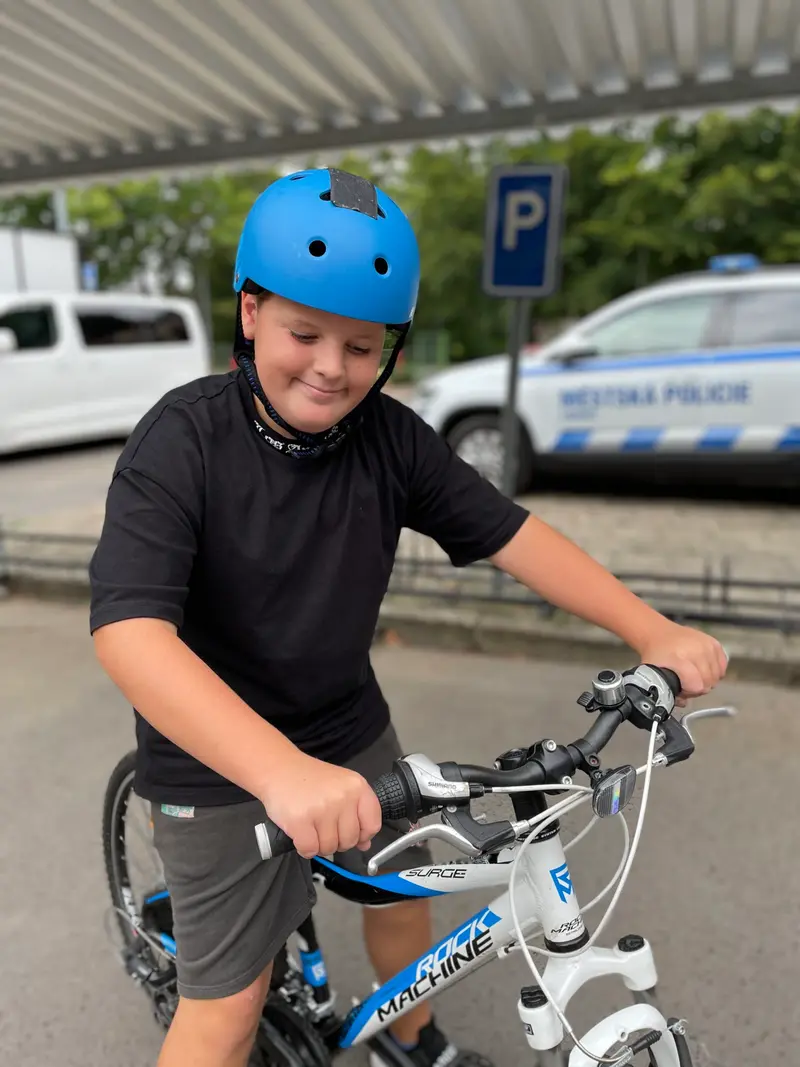 4.třída na dopravním hřišti