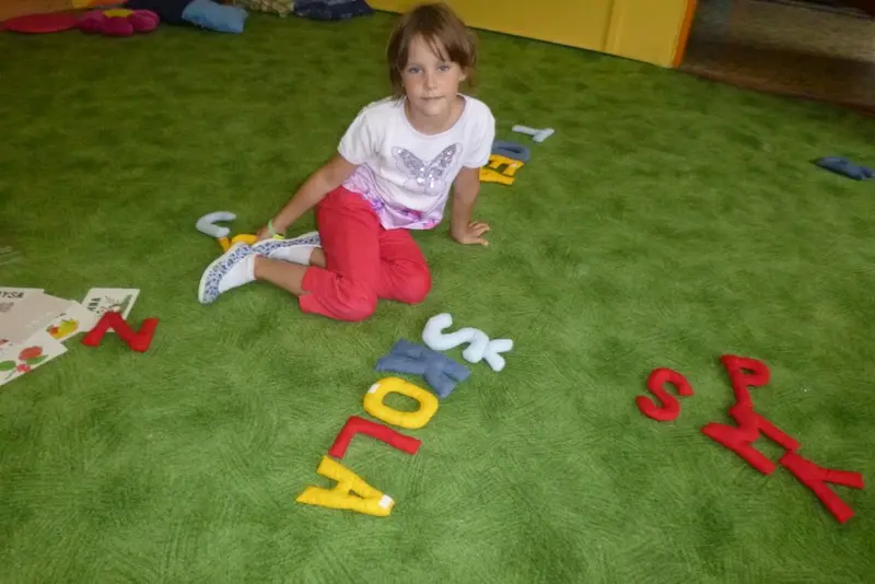 První hrátky s písmeny