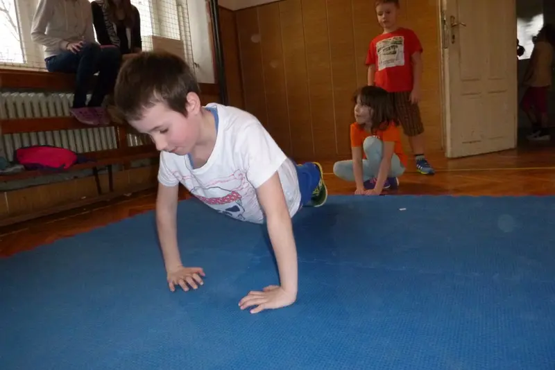 Sportovní setkání s patrony 1.A a 1.B
