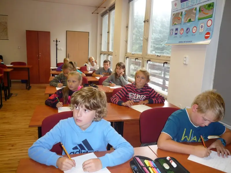 4. třída na dopravním hřišti