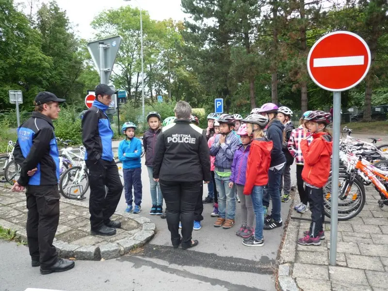 4. třída na dopravním hřišti
