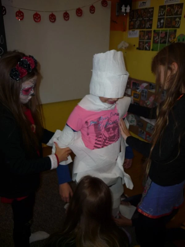 Halloweenský den 4.tř