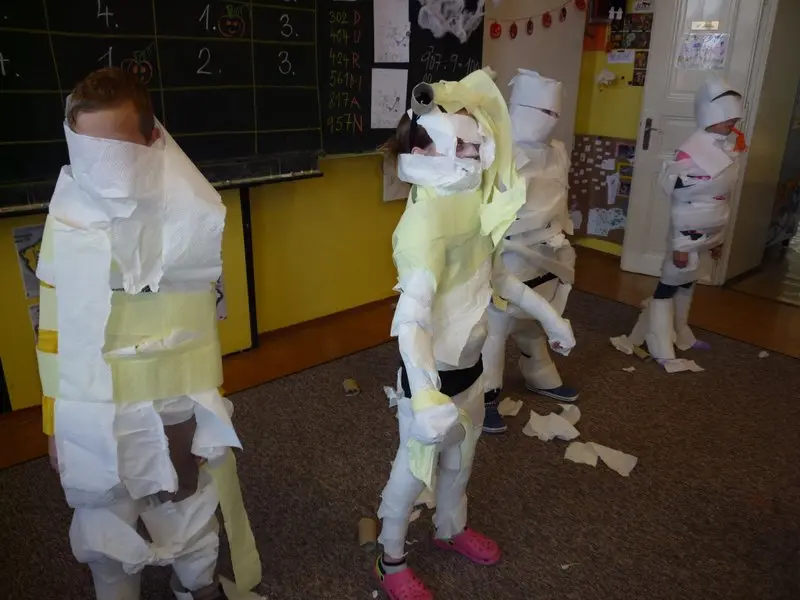 Halloweenský den 4.tř