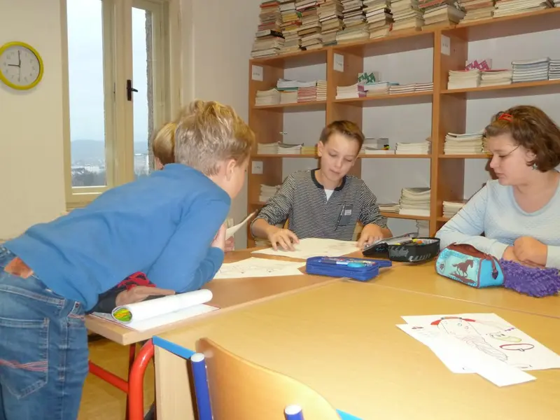 Výuka s rodilou mluvčí 5. tř.