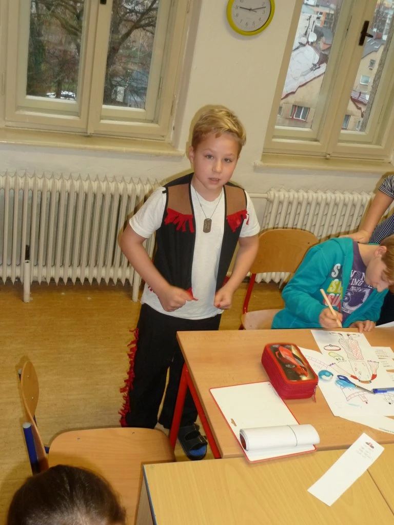 Výuka s rodilou mluvčí 5. tř.