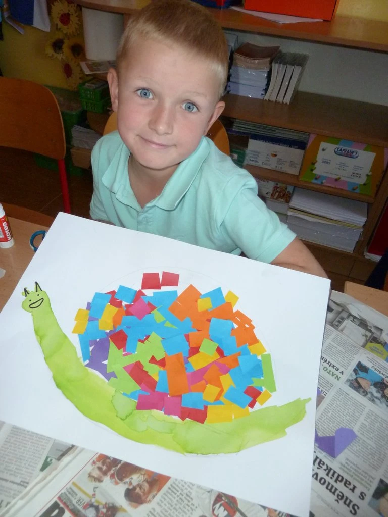3. třída - Tvorba šnečků