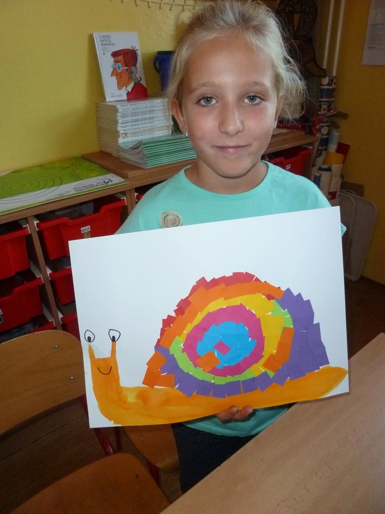 3. třída - Tvorba šnečků
