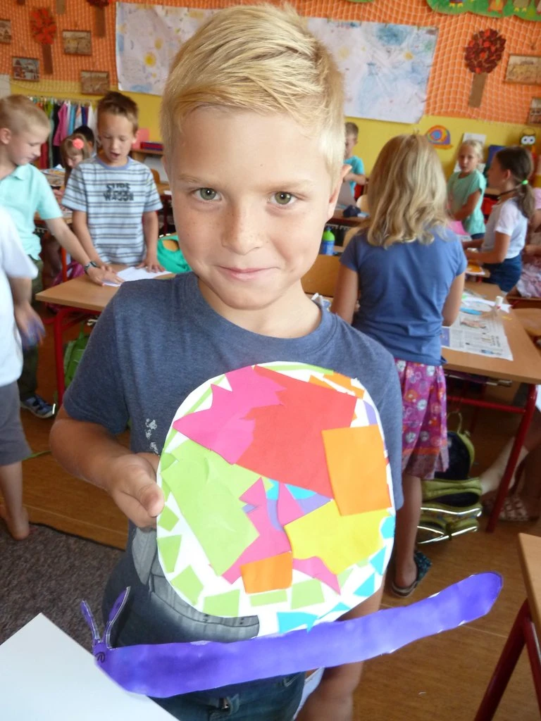 3. třída - Tvorba šnečků