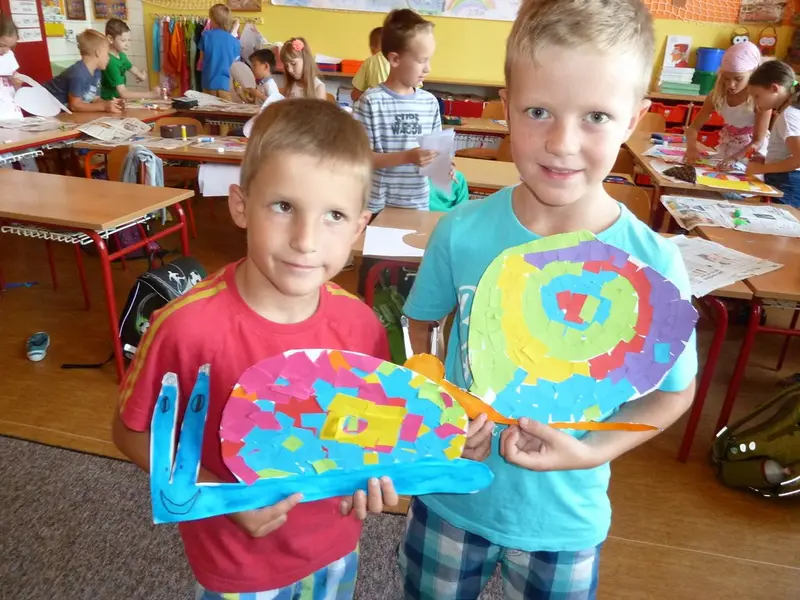 3. třída - Tvorba šnečků