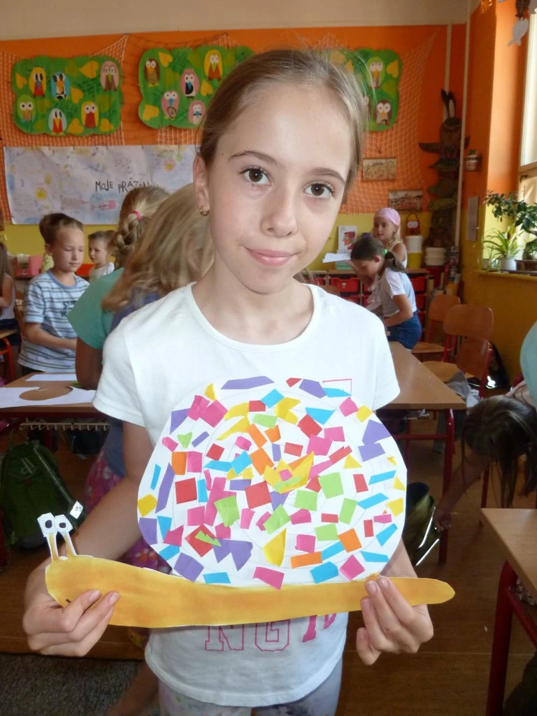 3. třída - Tvorba šnečků