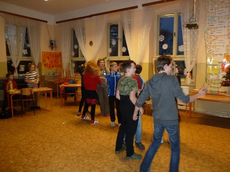 6. třída na Vánoční besídce