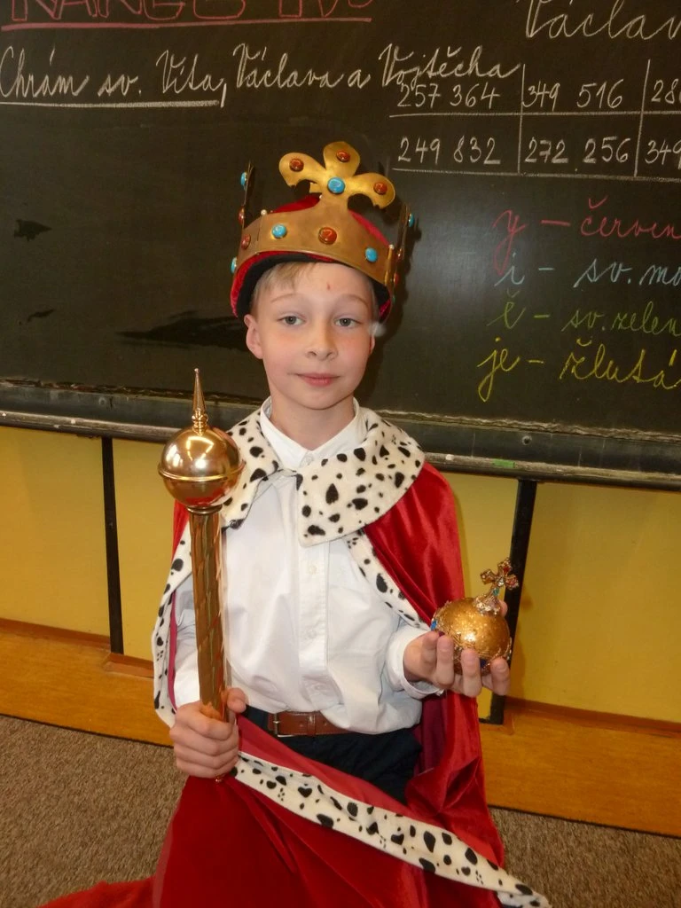 Karel IV. u čtvrťáků