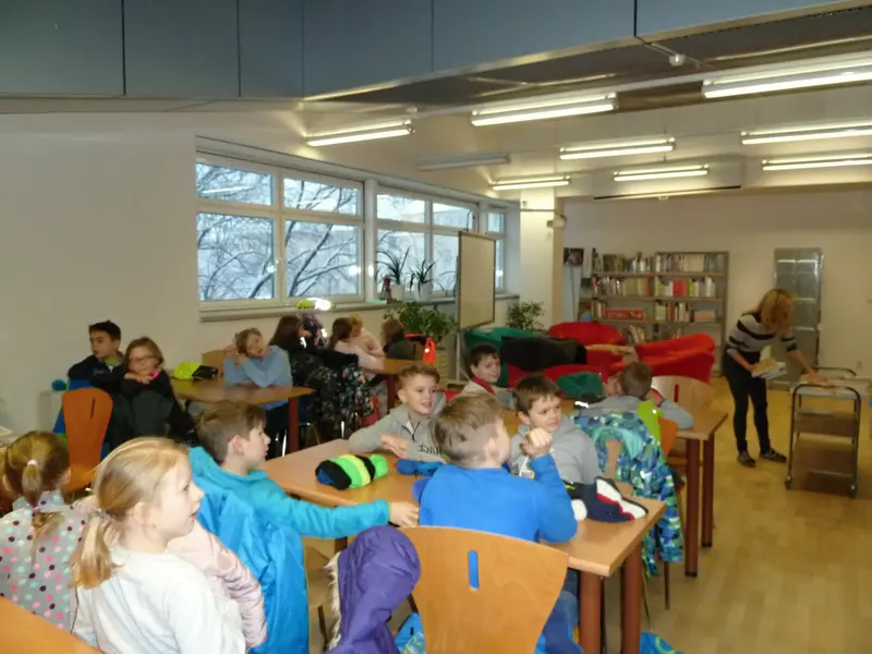 3.třída v knihovně