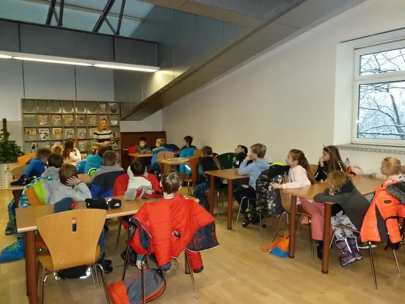 3.třída v knihovně