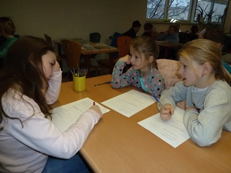 3.třída v knihovně