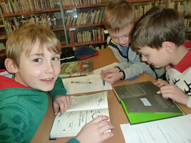 3.třída v knihovně
