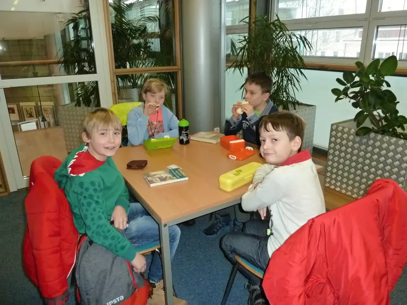 3.třída v knihovně