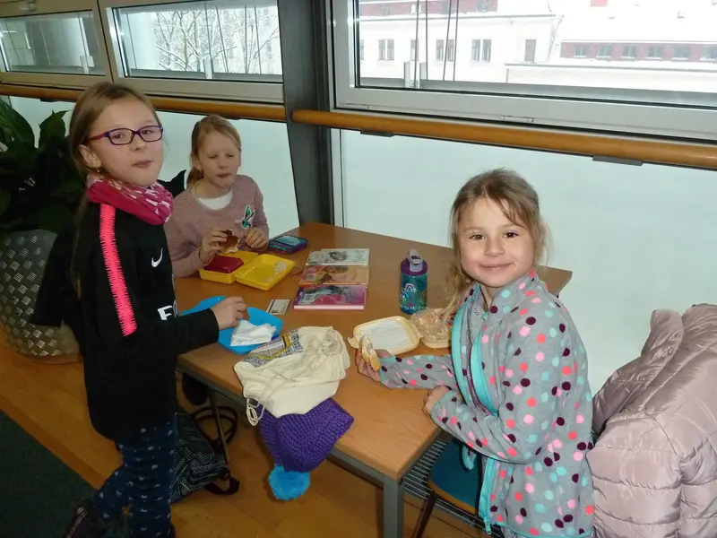 3.třída v knihovně