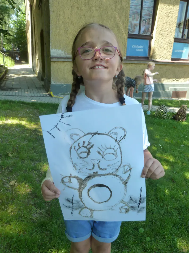 Galerie v trávě 4.třída