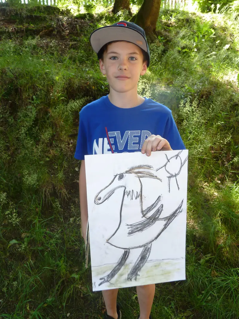 Galerie v trávě 4.třída