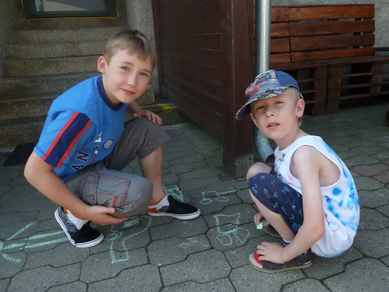 Malování s dětmi z MŠ