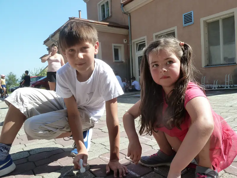 Malování s dětmi z MŠ