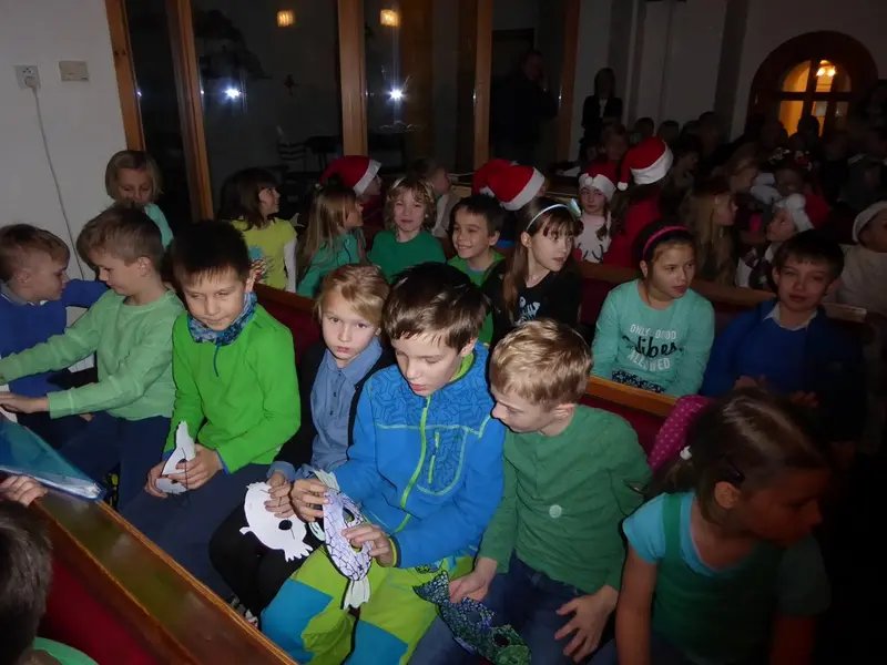 Vánoční vystoupení v kostele