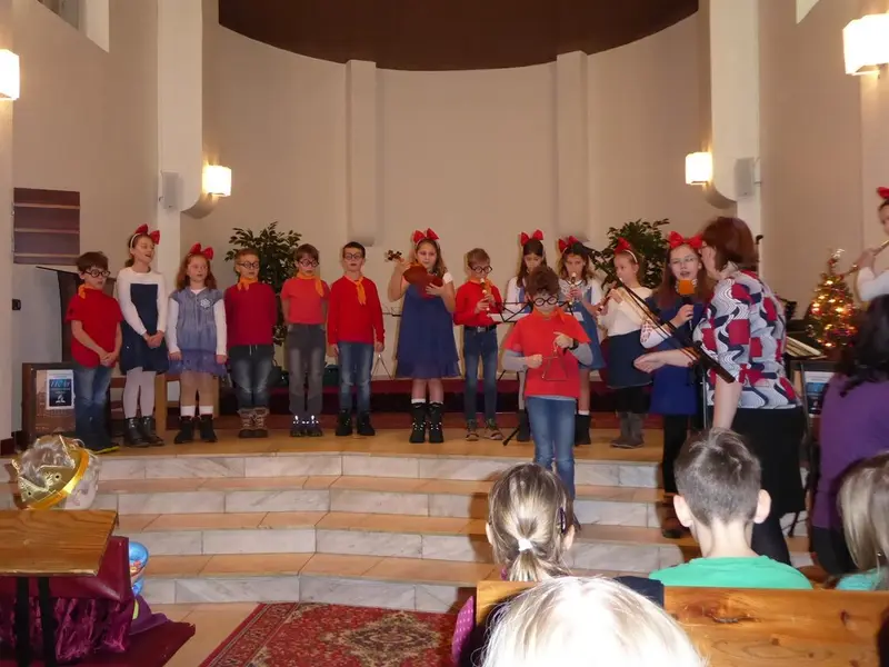 Vánoční vystoupení v kostele