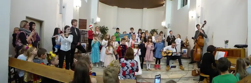 Vánoční vystoupení v kostele