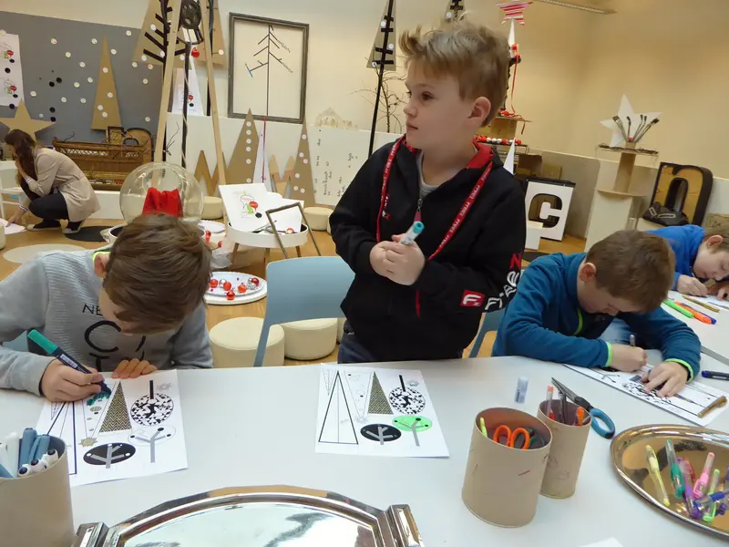 3.třída ve vánoční galerii