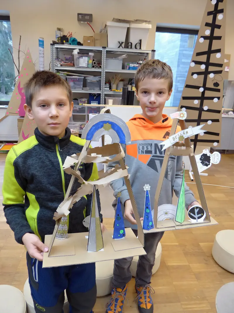 3.třída ve vánoční galerii