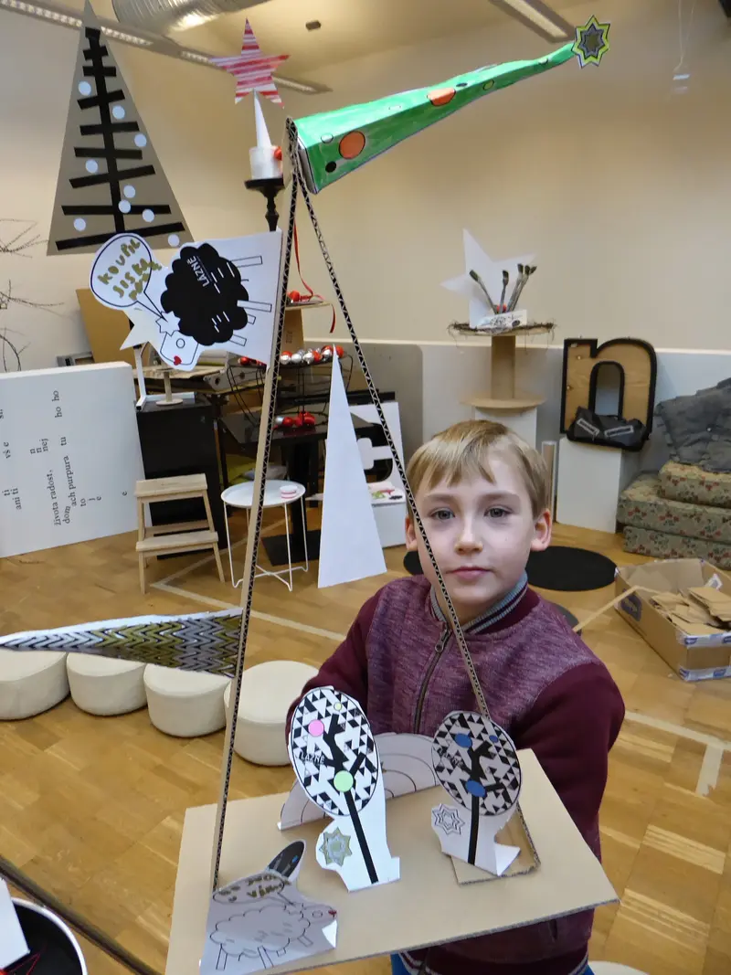 3.třída ve vánoční galerii